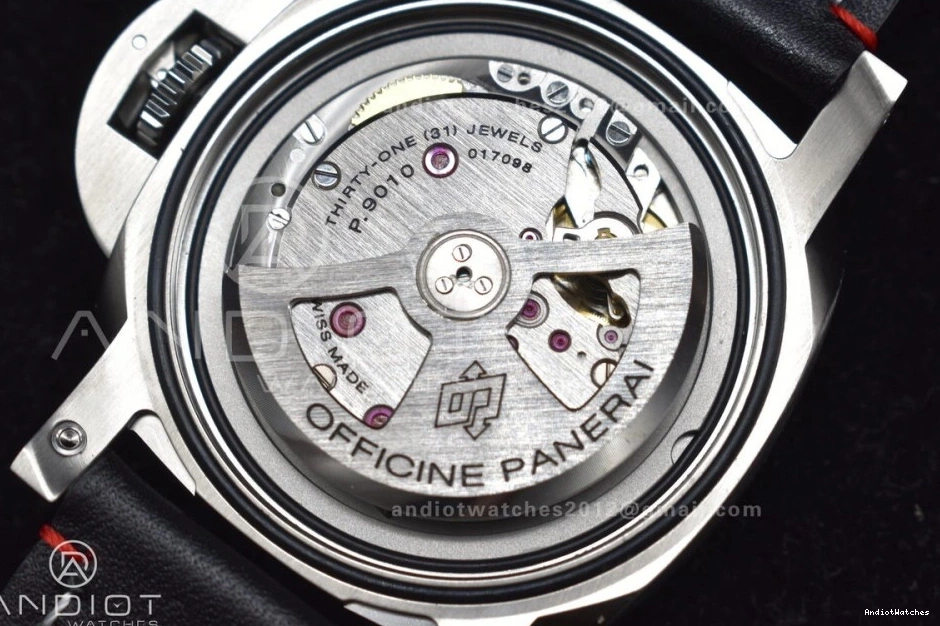 on  PAM732 Strap Green 1:1 P OnTrend Dial Leather Brown Dark Best 999 TTF Edition 0210